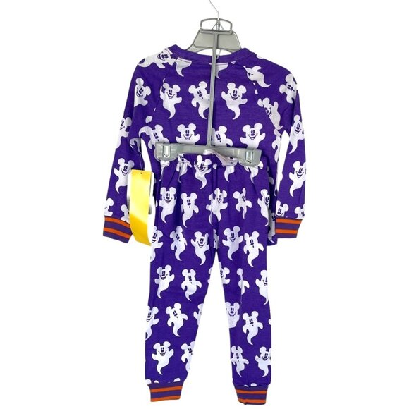 Disney Store Mickey Mouse Ghost Halloween PJ Pals Pajamas for Kids Size 3 - Picture 6 of 9